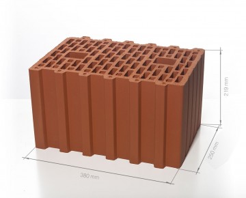 Поризованный блок (керамический блок) BRAER Ceramic Thermo 10,7 NF