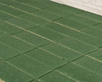 Тротуарная плитка BRAER Прямоугольник, Зеленый